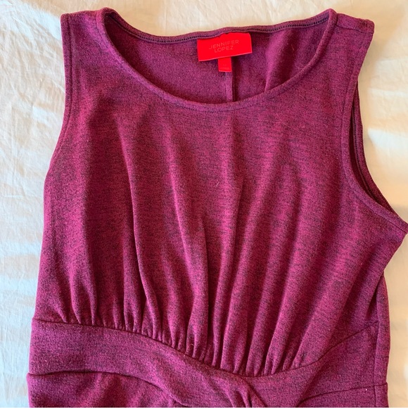 Jennifer Lopez Side Faux Wrap Dress Size Medium - Picture 7 of 10